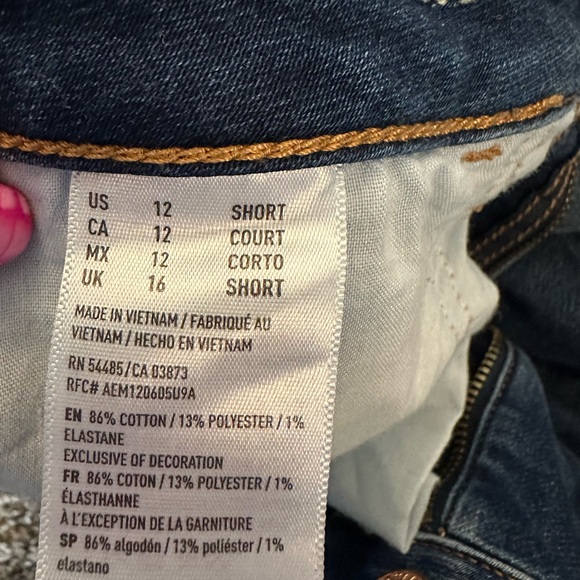 American Eagle jegging. Size 12 short. Used in perfect condition! 💙👖 - Picture 2 of 4